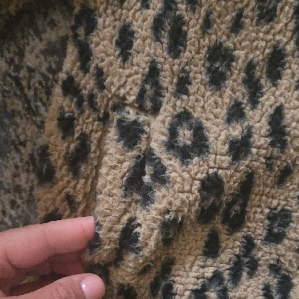 Carter's Girl's Leopard Hoodie - Picture 2 of 7